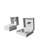 White Classic Luxury Jewelry Packaging Boxes Simplicity Ring Boxes For Wedding