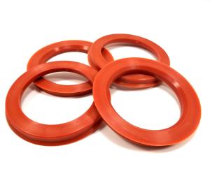 China 57.1 To 73.1 Plastic Hub Rings Recyclable , Red Vw Spare Parts High Performance wholesale