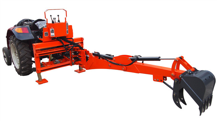 Farm Agriculture Tractor Mounted Backhoe Diggers 30hp 4x4 Compact Loader