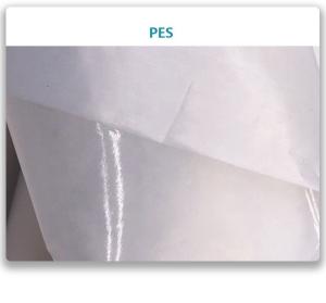 China Milky white PES Hot Melt Adhesive Films For Embroidered Badges wholesale