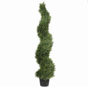 China Height 150cm Cypress Tree Green Artificial Plant UV Resistant wholesale