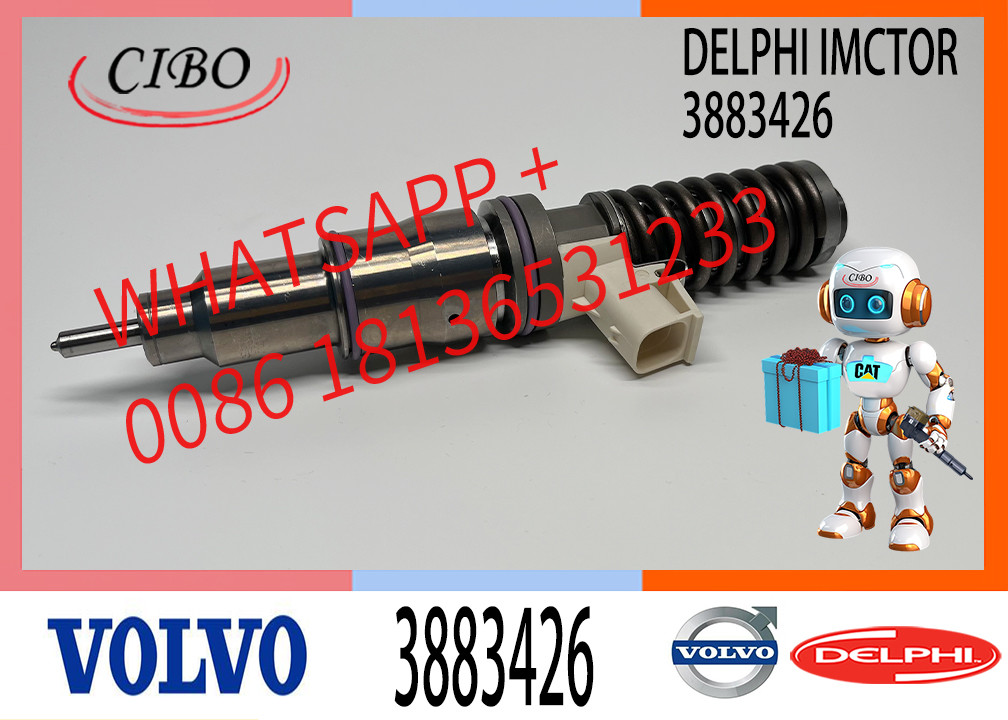 Reman Fuel Injector BEBE5D00001 BEBE5H00001 3883426 3801144 For VOL-VO Penta TWD1672GE TWD1652GE TWD1653GE TWD1663GE Engine
