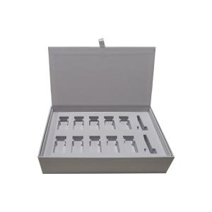 China Custom 10 Pack Large White Skincare Packaging Gift Box For Repairing Serum wholesale