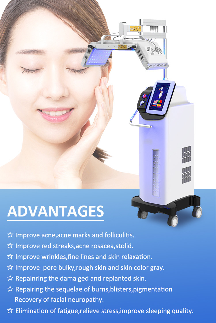 Professional Infrared PDT Led Light Therapy Machine For Skin Rejuvenation And Wrinkle Removal