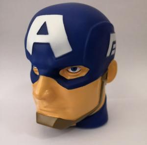 China 3D Marvel Captain America Night Light / Blue Battery Captain America Led Light wholesale