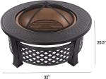 Round Smoke Free Fire Pits
