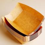 Customized LOGO Printed Eco Friendly Brown Kraft Paper Tableware 100ml-1000ml