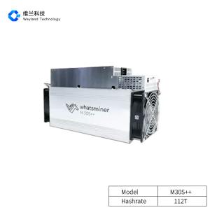 China SHA-256 Asic BTC Miners , Microbt Whatsminer M30s+ M30S++ 98-112T wholesale