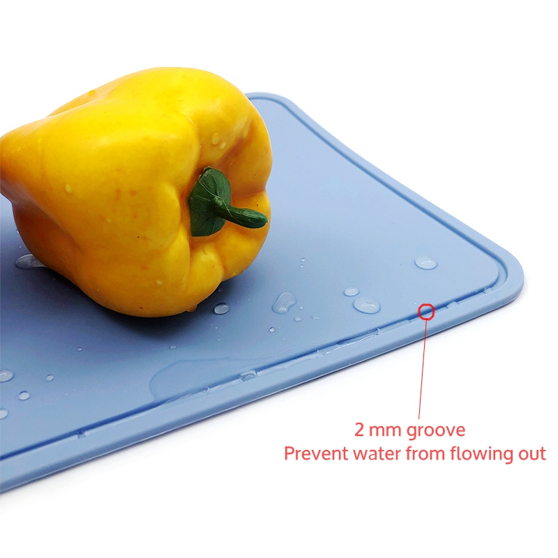 Wholesale Best Product Creative Non-slip Eco-friendly Food Grade Heat Resistant silicone Color Cutting Board Chopping Board
