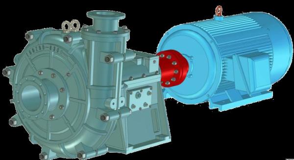 1480r/Min Horizontal Slurry Pump , 37kw Submersible Mud Pump 80ZBQ-315