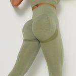 SEAMLESS YOGA PANTS HIP BREATHABLE YOGA CLOTHES TIGHT HEIGHT WAIST SPORTS