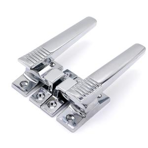 China 130x17mm Push Lock Cabinet Latch , Casement Window Locks And Latches wholesale