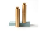 Silk Printing 10ml Luxury Gold Refillable Perfume Atomiser Perfume Dispenser