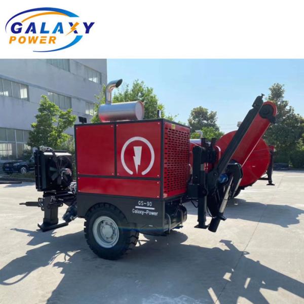 Transmission Wire Hydraulic Pulling Stringing Equipment 90KN Cable Laying