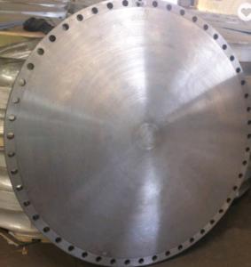China A234WPC Pipe Blind Carbon Steel Flange Welded Neck EN10242 On Blank Double Plate wholesale