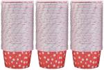 Wedding Party Paper Round Red Dot Baking Muffin Cups