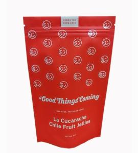 China Aluminum foil clear plastic food packaging pouch bag with zipper wholesale