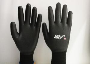 China 15 Gauge Nylon Latex Coated Gloves Excellent Breathability EN388 Certificated wholesale