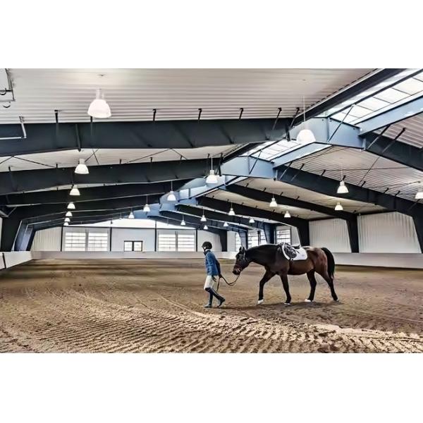 Weather Resistant Steel Roofing Repels Rain And Snow Effectively Horse Shed