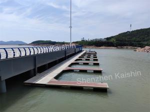 China Waterproof Aluminum Floating Docks Marine Grade Jet Ski Floating Pontoon wholesale