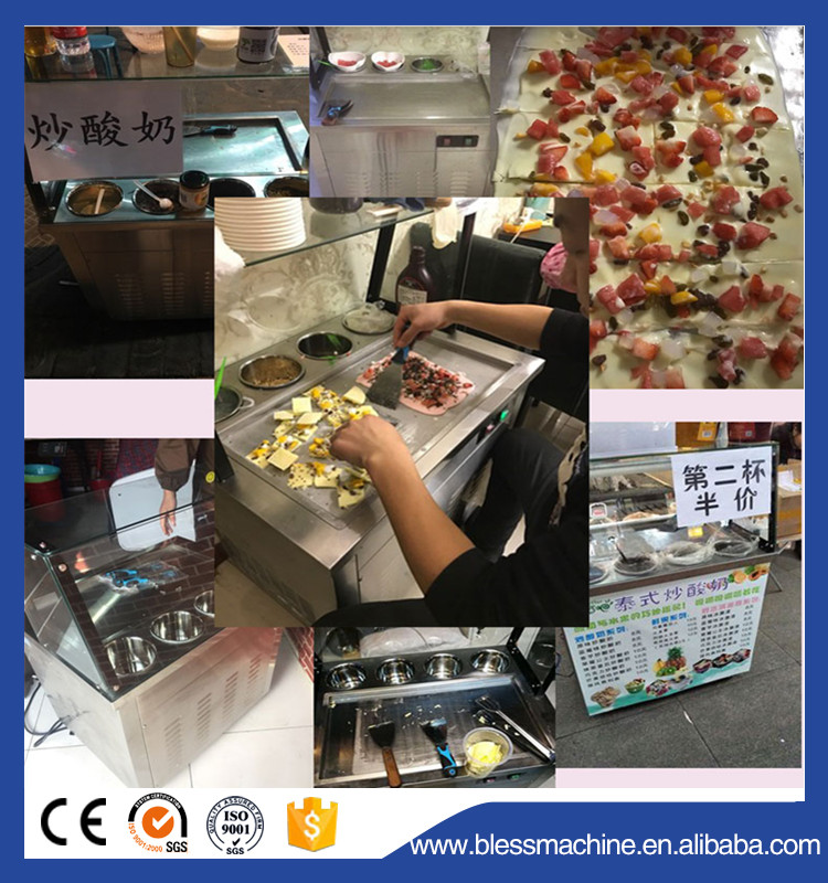 Seasoning Plant Ice Cream Cart Philippines with Long Working Life and Low Investment
