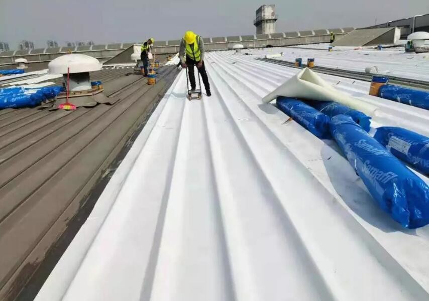 High Polymer Composite Waterproofing Roll-Roofing Material Extrusion Line HDPE / PVC / TPO Geomembrane Sheet Production Line