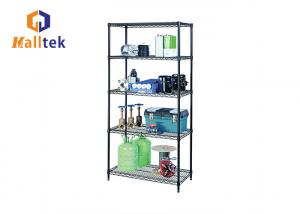 China Chrome Plated 4 Tier Storage Shelving 50kgs/Layer With Leveling Feet wholesale