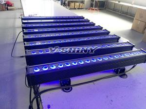 China Regular 12w X 18pcs Rgbw Quad Color LED Wall Washer Lights / LED Light Bar wholesale