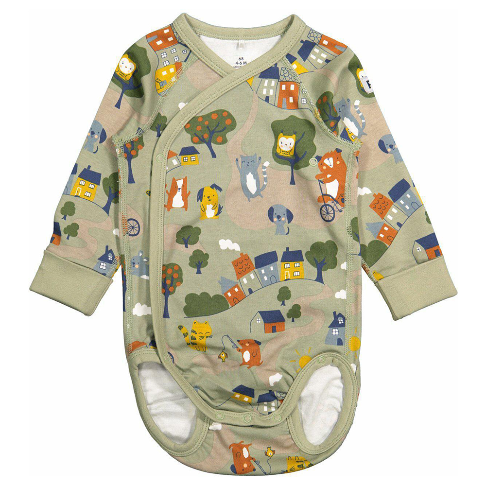 New Born Boy Bohemian Romper Clothing Sets Long Sleeve Organic Baby Boy Girl Bodysuit