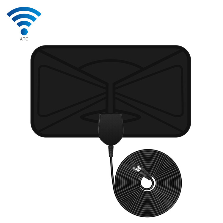 1080P 120 Miles Indoor Digital HD Television Antennas 28dBi Gain With Amplifier