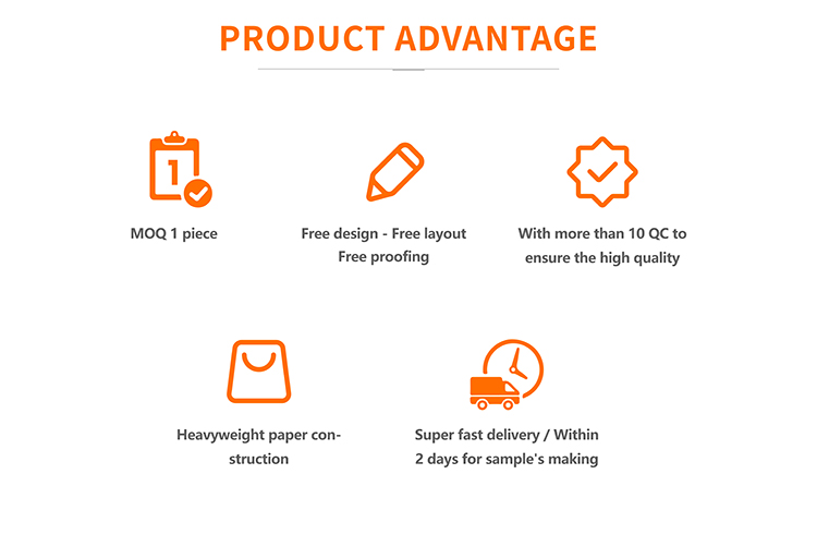 Offset Custom Printed Paper Bags Recyclable Ivory Board Paper