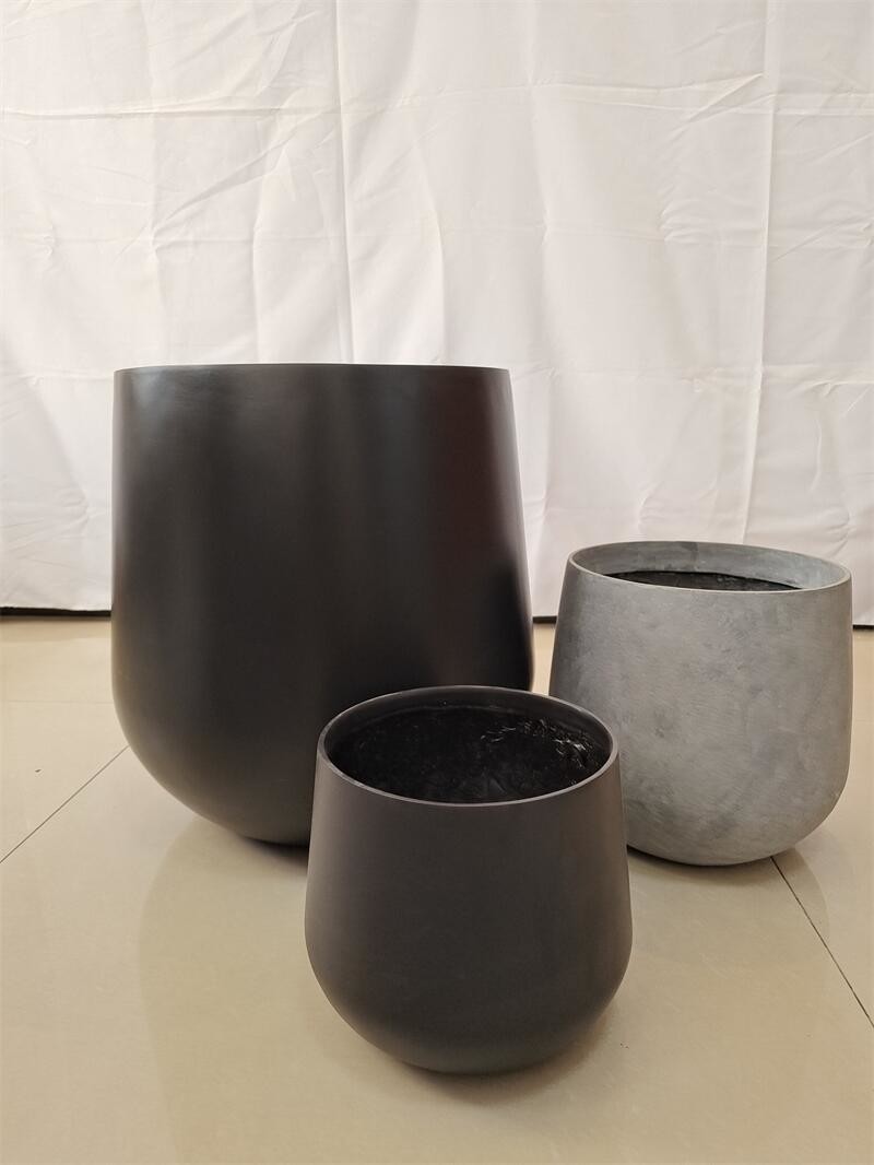 Strong Fiberglass Flower Pots Light Weight GRP Planter Box For Outdoor Indoor Decor