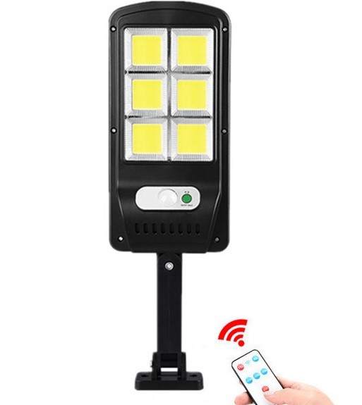 Outdoor Led Solar Street Light Integrated 120OCB 168COB With Pole Motion Sensor