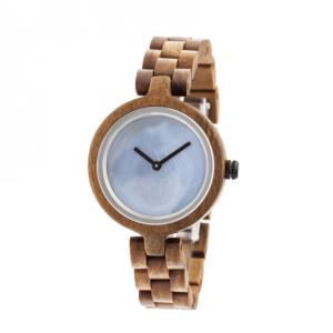 China Boyear Custom Logo Wooden Watches Luxury Red Sandal Fashion Wood Watch Women,Ladies Fashion Watch wholesale