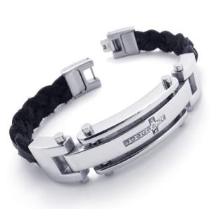 China High Quality Tagor Stainless Steel Jewelry Fashion Men's Casting Bracelet PXB064 wholesale
