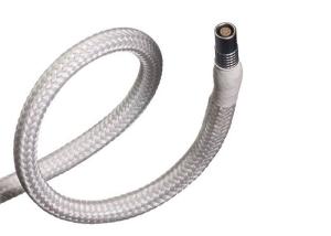 China Flame Retardant Automotive Braided Sleeving White Color For HDMI Cables wholesale