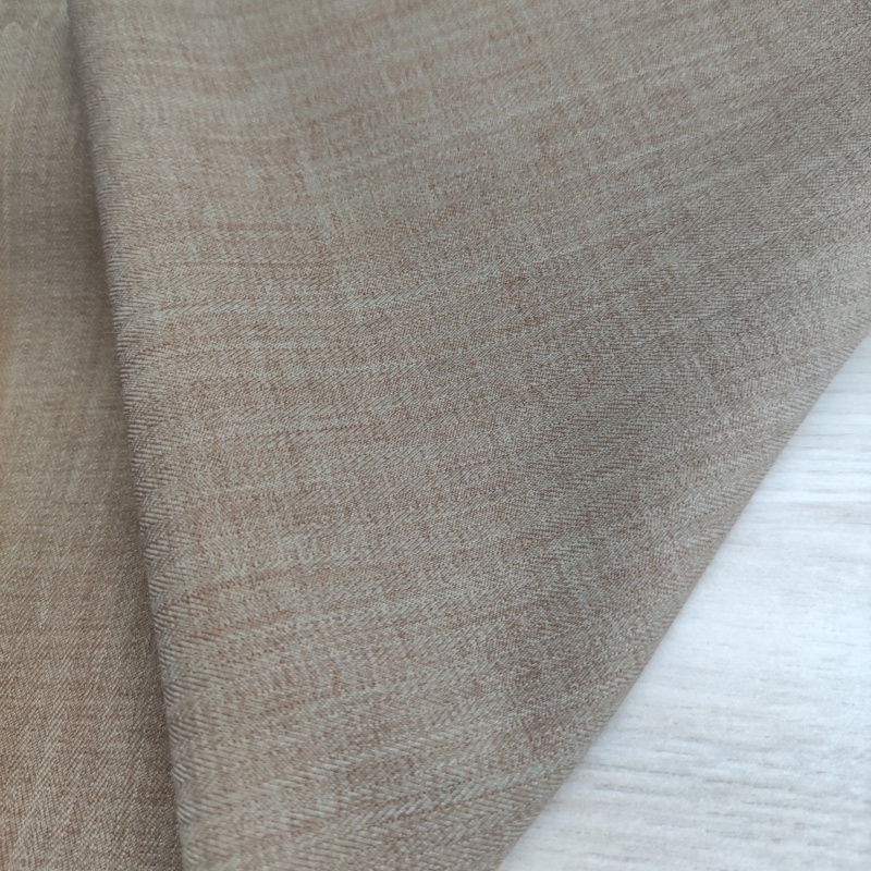 Herringbone Stretch Fabric 100% Polyester Like Linen Tweed Fabric For Coat Pant Men Suit