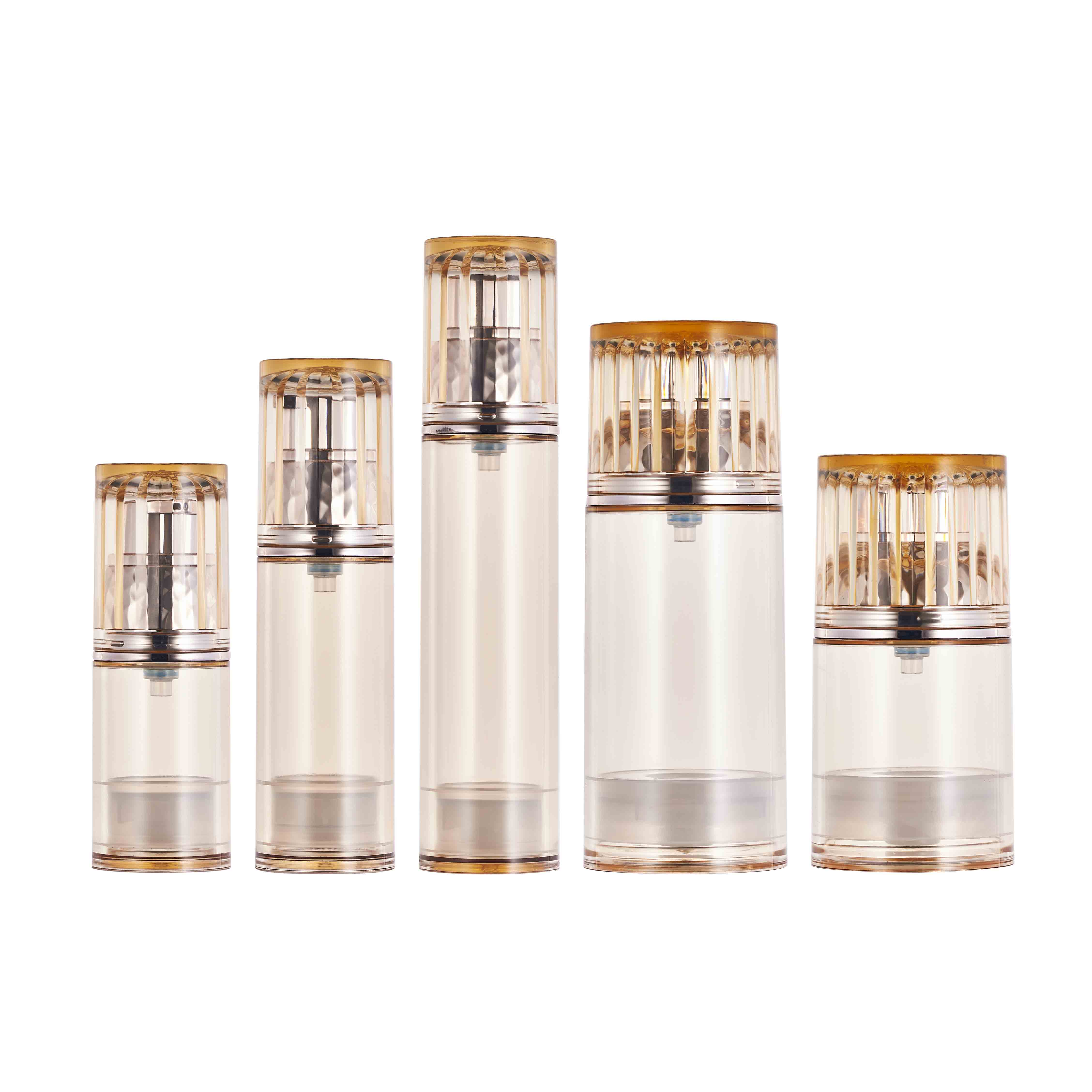 15ml 30ml 50ml Airless Bottle Series AS PP Plastic Bottles Frosted Airless Pump Bottle Cosmetic Packaging OEM/ODM Acceptable