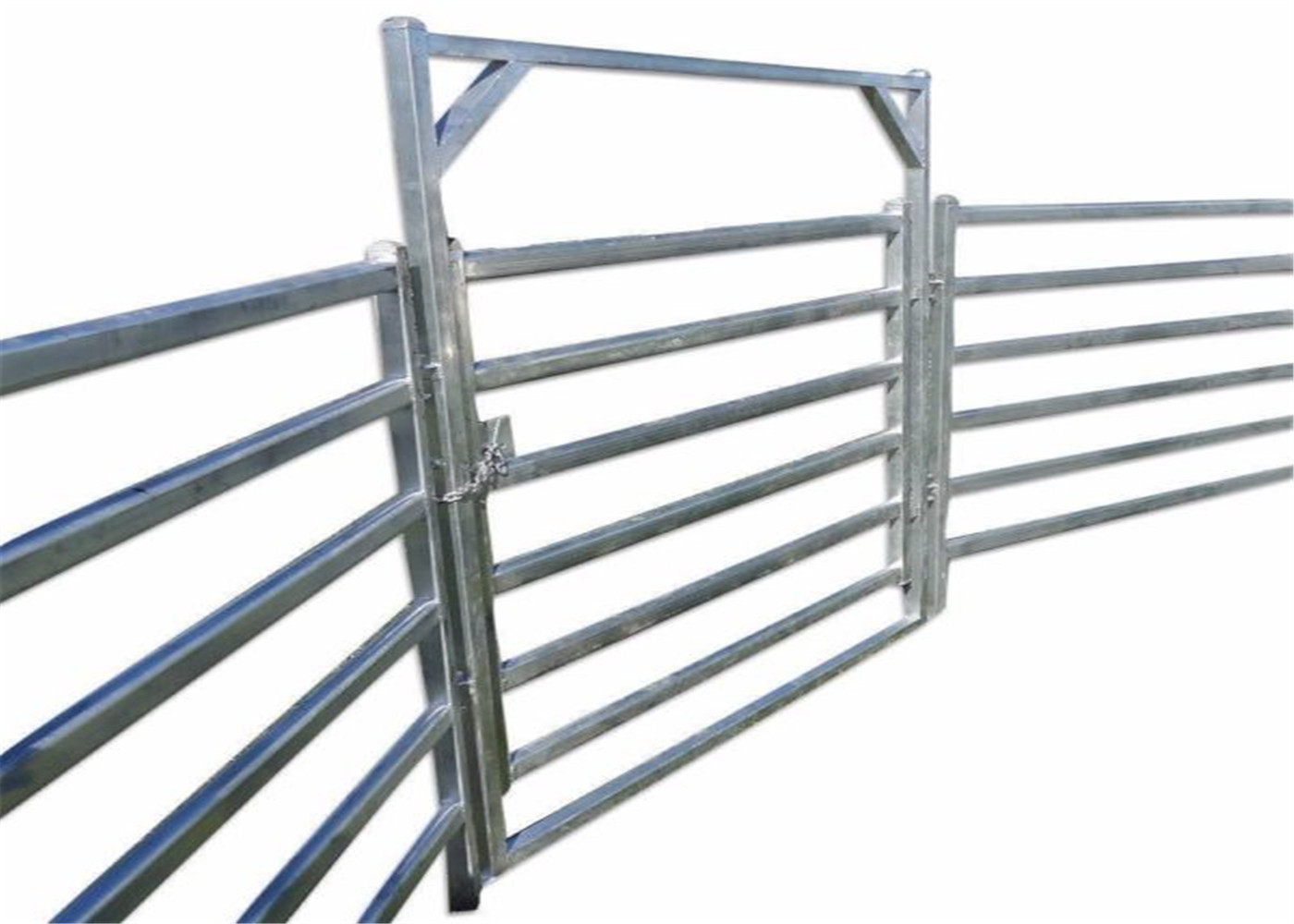 cattle panels with pedestrian single gates