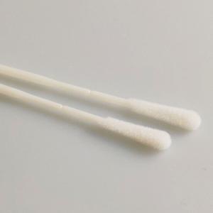 China Nasopharyngeal Nylon Flocked Swab Collection Kit Disposable Oral Nose Swab Specimen Collection Swab wholesale