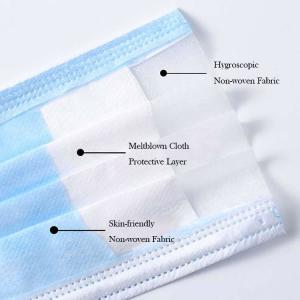 China LOW BREATHING RESISTANCE EARLOOP MOUTH MASK DISPOSABLE PROTECTIVE FACE MASK wholesale