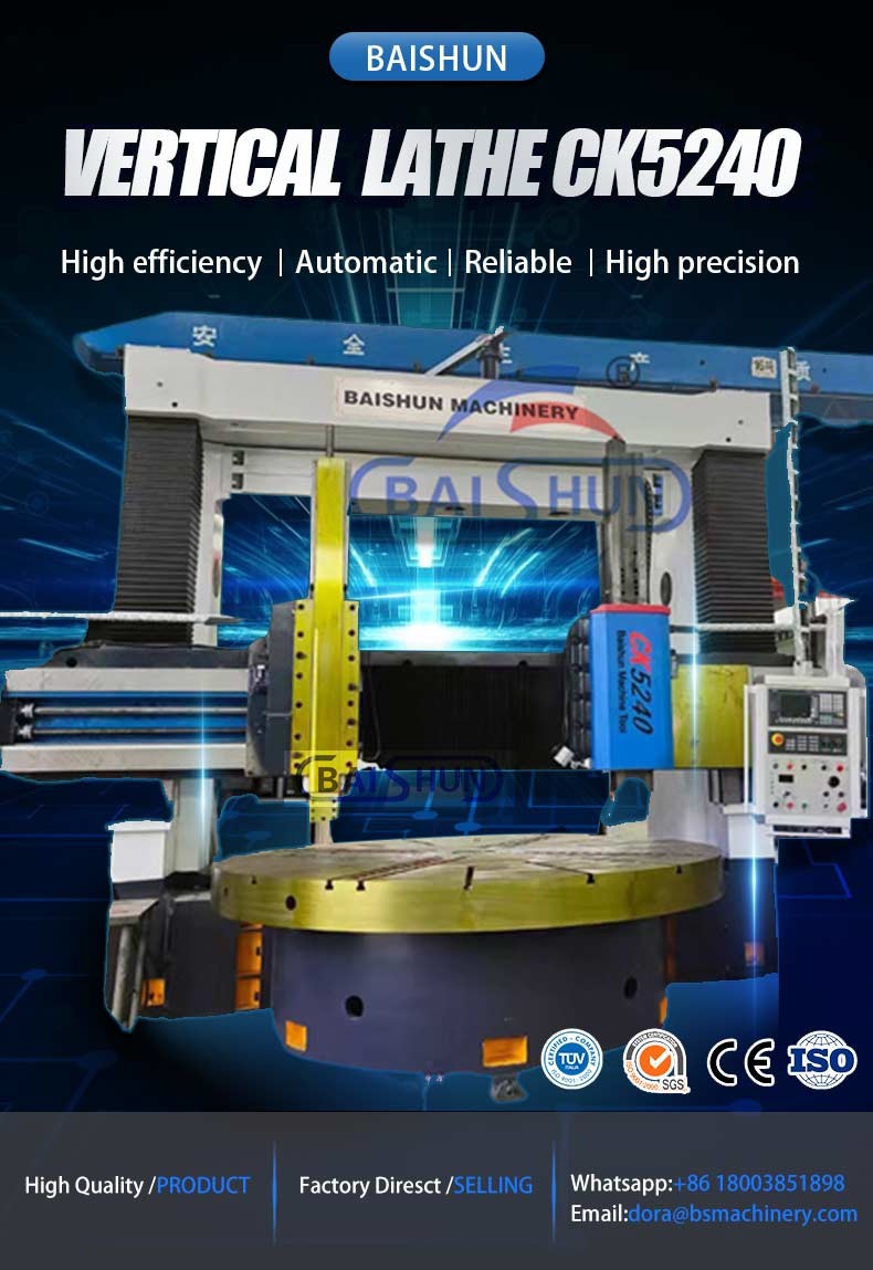 Newest Diamond Cutting Wheel Repair Cnc Machine Tool CNC Vertical Lathe Machine