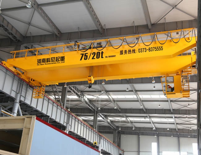 Remote Control Single Beam 12m Electric Overhead Crane
