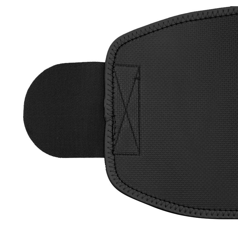 BLACK Stomach Fitness Belt Wide Exercise Belt