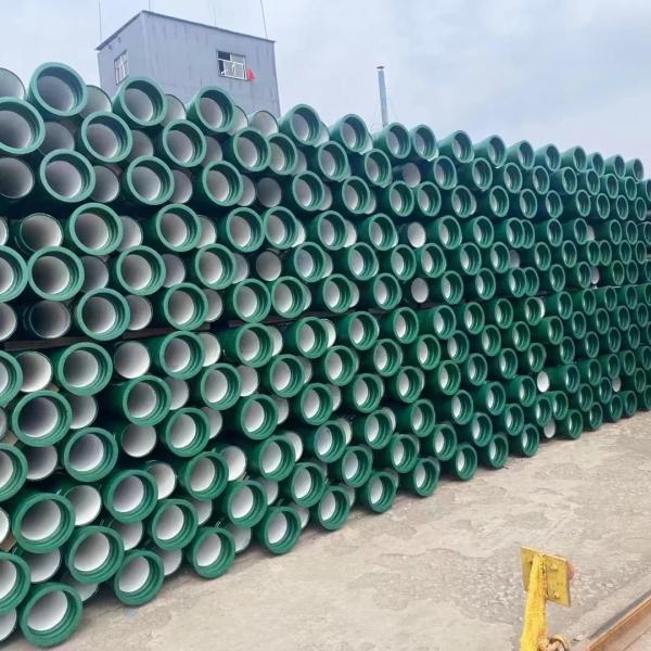 AISI EN JIS DN80-DN2600 200mm Cement Lined Ductile Iron Pipe Cement Coating K7