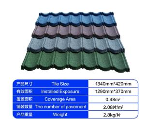 China South africa hot rain stone coated metal roof tile wholesale
