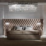 90.5in Modern Bedroom Furniture Sets 1.5m Leather Luxury Contemporary