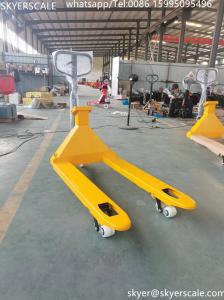 3000kg Weighing Manual Hydraulic Hand Pallet Truck With Weigh Scale