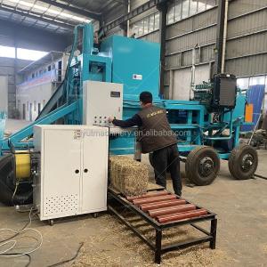 China Combined Silage Baler Wrapper Machine for Hydraulic Straw Alfalfa Cotton Seeds Packing Bagging wholesale