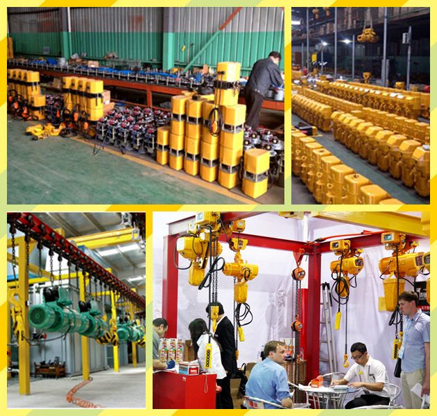 high efficiency machinery 5 ton double chain electric chain hoist